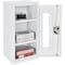 Global Industrial Assembled Clear View Wall Storage Cabinet, 13-3/4x12-3/4x30, Off White 270017WH - alternate 2